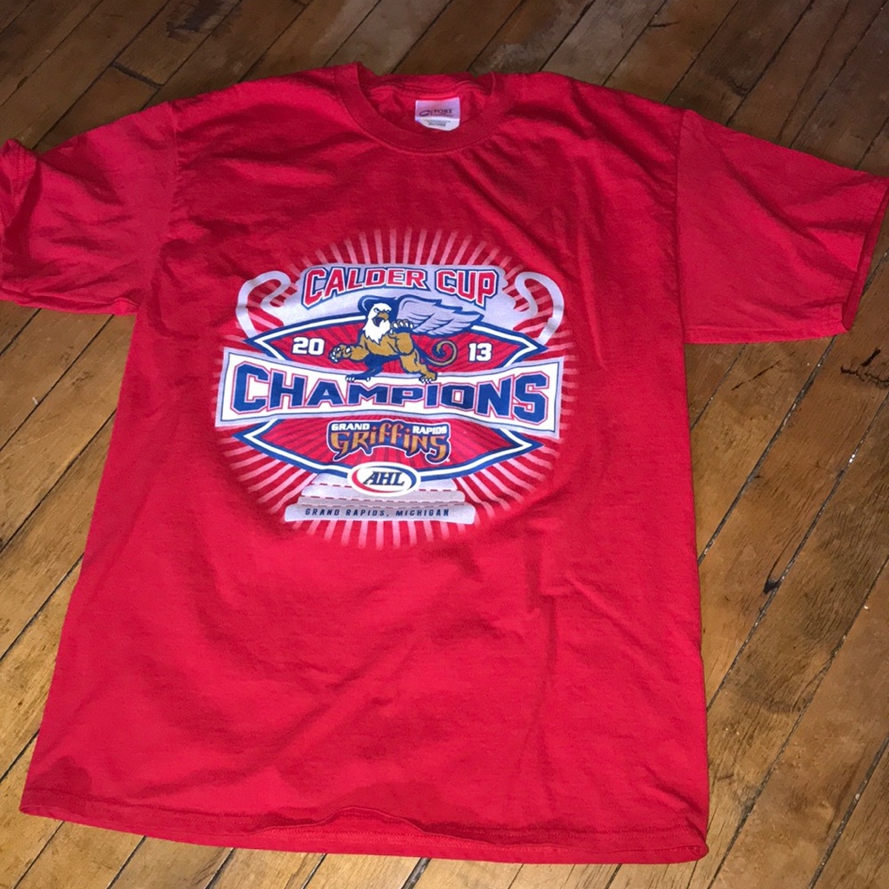 Grand Rapids Griffins 2013‎ Calder Cup Champions Graphic Tee